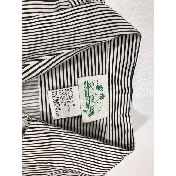 The Quacker Factory Size Medium Striped Shirt Giraffe Embroidery Rhinestones - Picture 5 of 8